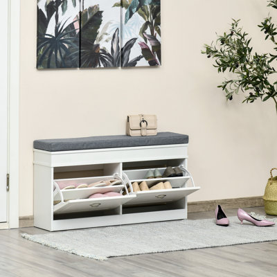 8 Pair Shoe Storage Bench