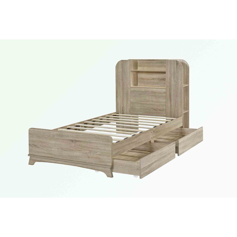 Platform Bed, Natural