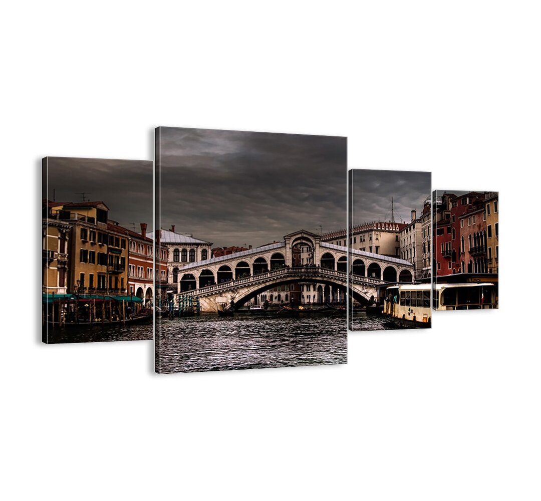 4-tlg. Leinwandbilder-Set Venetian Evening Promise