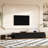 Extendable Tv Stand With Led Lights, Modern Reversible Tv Console