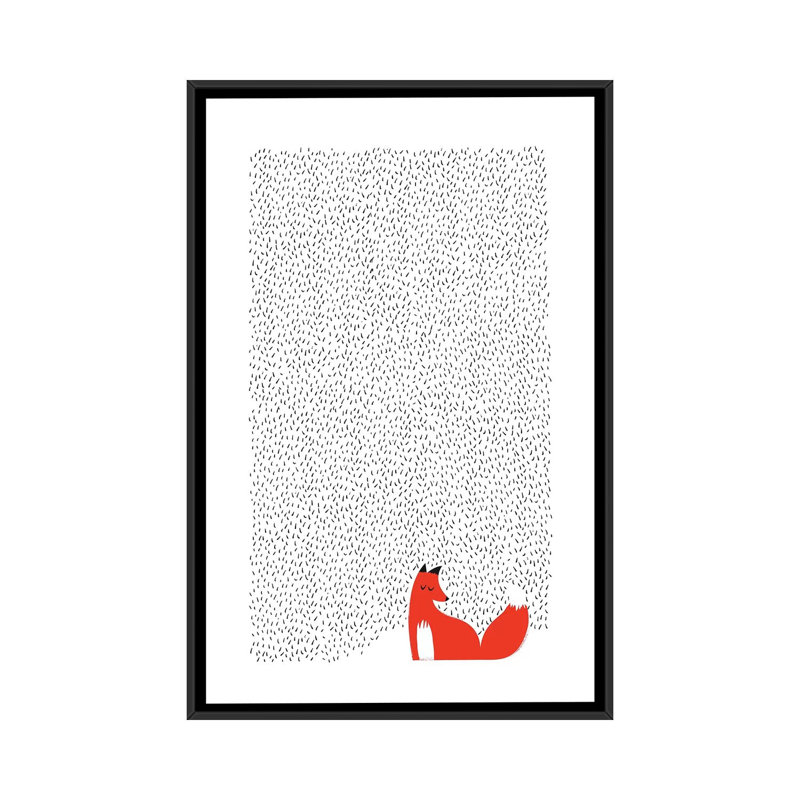 « black herbe », reproduction d’impression sur toile, H 60 po x l 40po x P 1,5 po, Toile avec cadre noir