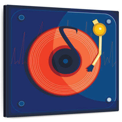 Abarca Blue Record Player
