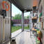 7.6 ft. W x 4 ft. D Garden Metal Storage Shed Waterproof with Lockable Door & Ventilation