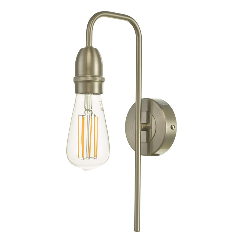 Luro Wall Sconce, Satin Chrome