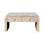 Console simple et élégante avec plateau en bois, table basse de loisirs