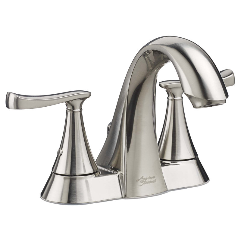 CHATFIELD 4-Inch Centerset 2-Handle Bathroom Faucet 1.2 gpm With Lever Handles, Brushed Nickel