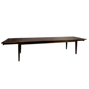 Extendable Solid Wood Base Dining Table