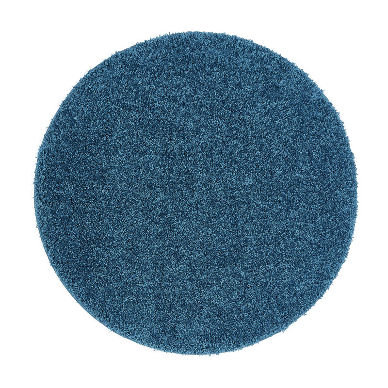 Buddy Teal Rug, Round 100cm