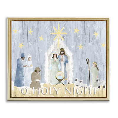 Toile de crèche de Noël Nativité