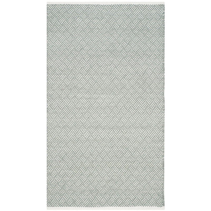 Tapis en coton tissé à plat Bryent, Rectangle 3 pi x 5 pi