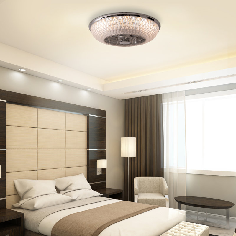 55cm Jax 5 - Blade LED Ceiling Fan with Remote Control and Light Kit Included