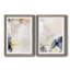 Indigo Blush and Gold III - ensemble de 2 peintures encadrées-296791071-296791070