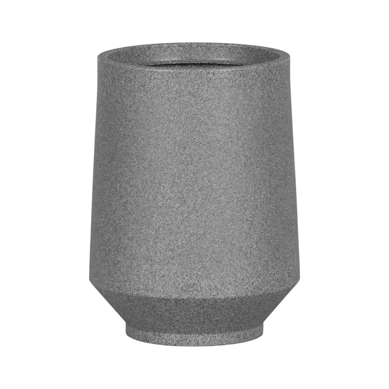Dalya Pot Planter, 16.25" H x 12.25" W x 12.25" D, Mottled Gray