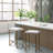 Backless Upholstered Counter Stool 26"H