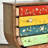 Hand-Painted 5-Drawer Accent Chest