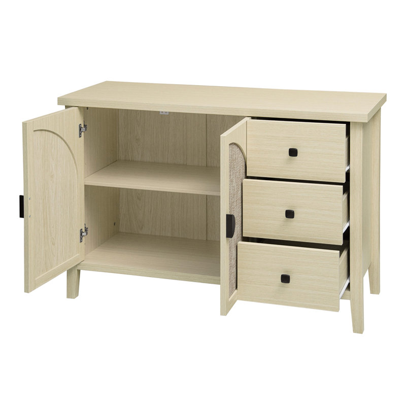 Armoire avec 2 portes et 3 tiroirs pour la chambre à coucher, le salon ou le bureau. Finition d'ingénierie. Poignées en métal, douces pour les doigts. Les stratifiés réglables augmentent l'espace de rangement. Dispositif de déversement. Pin