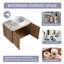 Meuble-lavabo mural simple 30 po avec comptoir en céramique