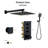 3-Function 12-Inch Wall Mount Thermostatic Bathroom Shower System-115677100