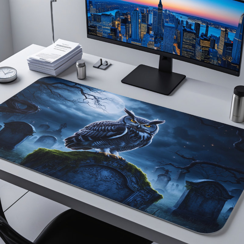 Polyester Desk Pad, 31.5x15.5