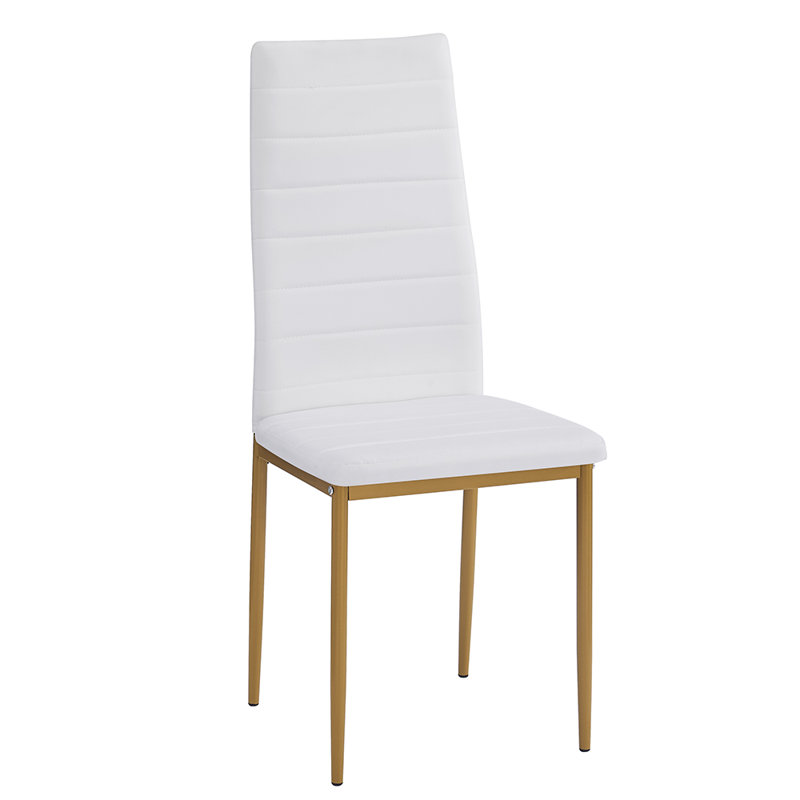 15.6cm H Upholstered Side Chair in White