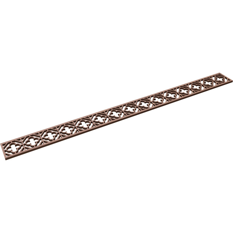 Moulure Hazelton, Noyer, H 4 po x l 46,375 po x P 0,375 po