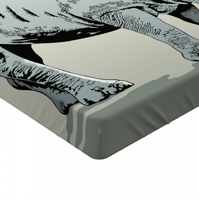 Animal Microfiber Fitted Sheet, Full Fitted Sheet