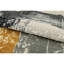 Hand Knotted Abstract Area Rug in Beige/Charcoal/Yellow-619616037