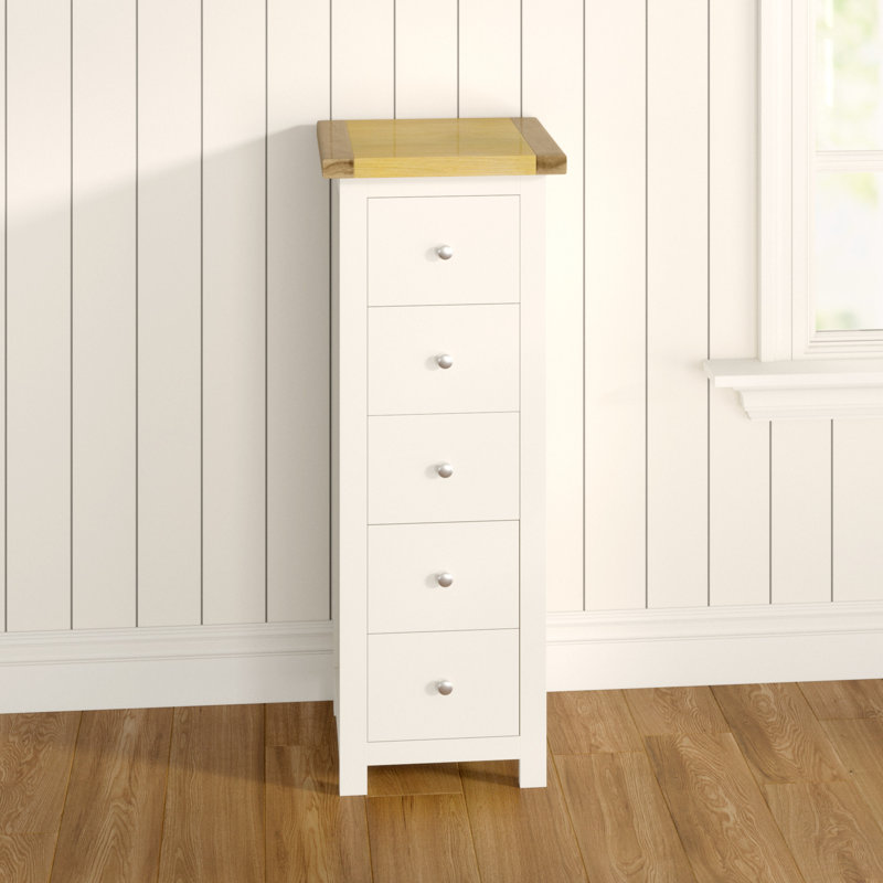 Minerva 45cm W 5 - Drawer Chest of Drawers