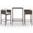Garden Bar Set with Cushions-1881344942