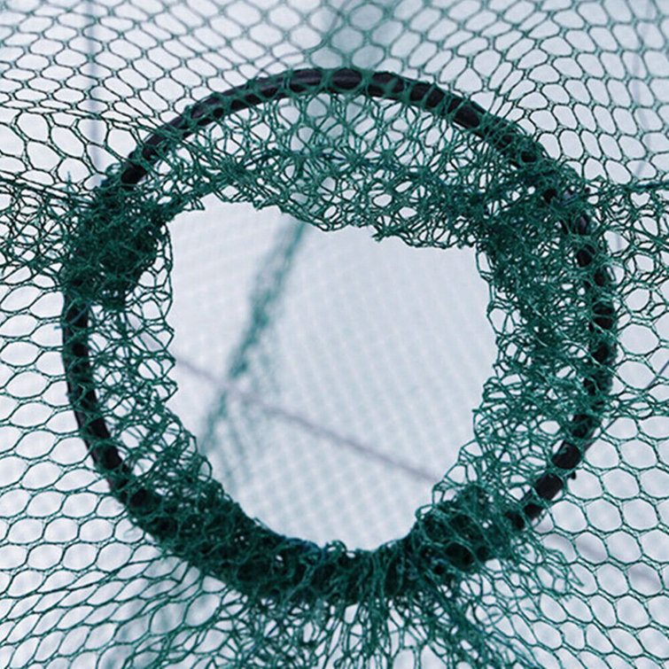 Foldable Fishing Bait Trap Crab Net Crawdad Shrimp Cast Dip Cage