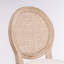 Ensemble de 2 tabourets en bois avec sièges rembourrés French Country-284050663