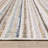Goulart Textural Geometric Striped Beige/ Multi Area Rug-1631539410