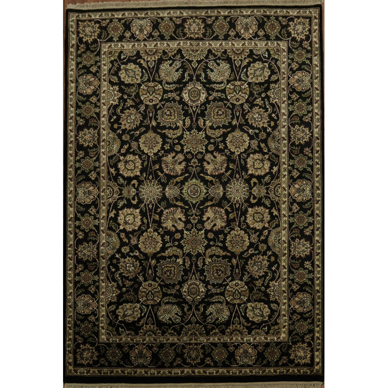 Tapis oriental classique de style oriental Agra 6 x 9