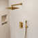 RainfallCascade 10" Pressure Balanced Rain Shower System with Handheld Spray