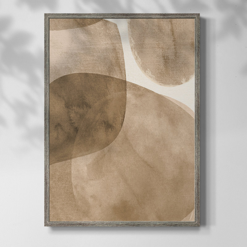 Neutral Object II Framed Print - Solid Wood, 21" H x 17" W