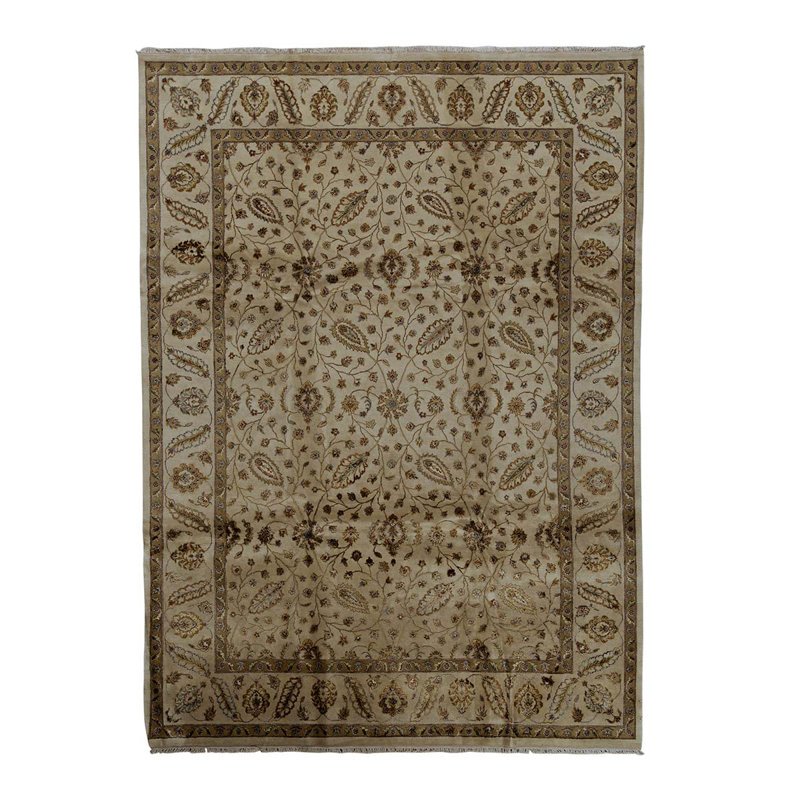 Oriental Area Rug in Beige