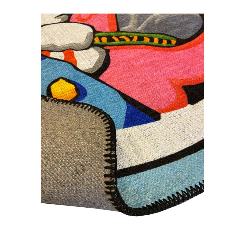 Lovely Friends Figured Carpet, Novelty 3'4" x 5'