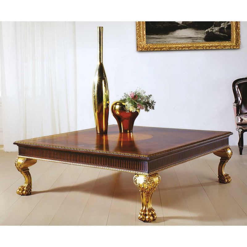 Table basse en bois massif