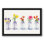 Fleurs peintes dans des pots en verre - Peinture sur toile