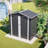 Metal Outdoor Storage Shed 6 X 4 FT Metal Shed With Lockable Door,Waterproof Garden Tool Shed Storage House For Backyard Patio Lawn