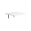 Table rectangulaire pliante - l 24 po x H 1 po x P 20 po - Blanc
