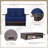 Outdoor Rattan Patio Daybed With Adjustable Backrest & Side Tray, Navy-8048554