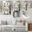 «White and Grey Ballet Dreams I» - art mural en métal Dance-101153429
