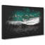 Above The Black Sand Beach In Iceland - Wrapped Canvas-56648382