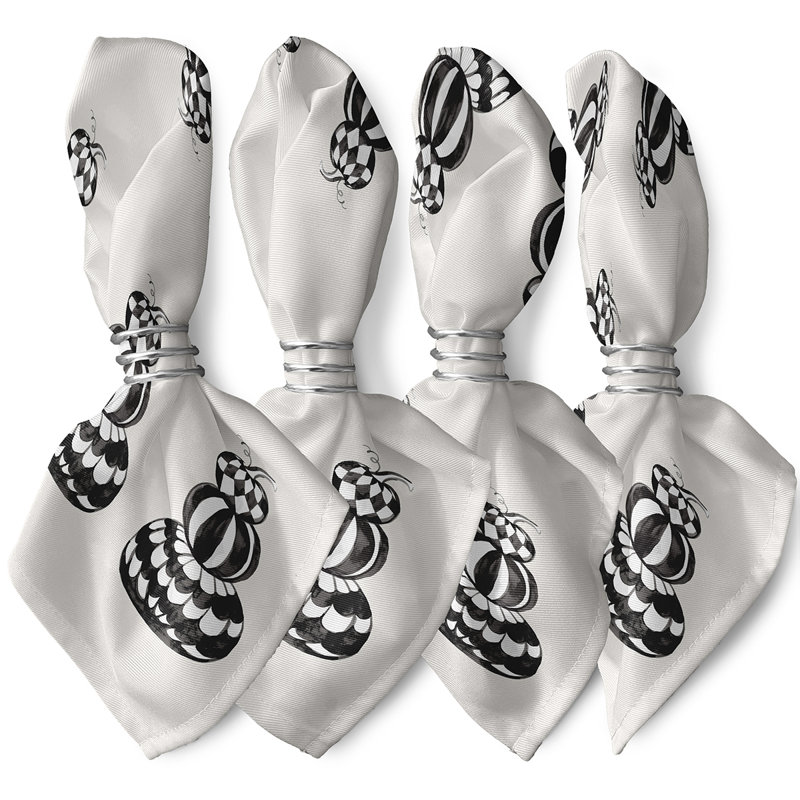 Medota Pumpkin Stack Napkins, Ivory