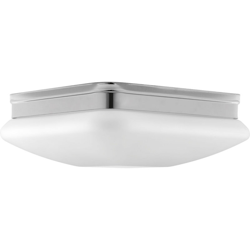 Plafonnier encastré 2 lumières Nason, H 3,75 po x l 11 po x P 11 po