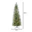 Lighted Artificial Pine Christmas Tree-496318579