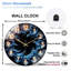 Horloge murale en verre 12 po