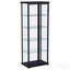 Vitrine noire à 4 tablettes