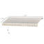 Auvent de terrasse rétractable avec auvent à manivelle manuel 12 pi x 10 pi Outsunny-1902468768-1902468772